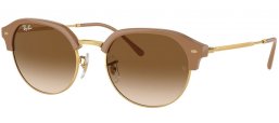 Lunettes de soleil - Ray-Ban® - Ray-Ban® RB4429 - 672151 BEIGE ON ARISTA // BROWN GRADIENT