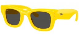 Gafas de Sol - Ray-Ban® - Ray-Ban® RB4940 WAYFARER PUFFER - 683087  YELLOW // DARK GREY