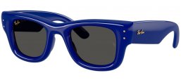 Gafas de Sol - Ray-Ban® - Ray-Ban® RB4940 WAYFARER PUFFER - 683387  BLUE // DARK GREY