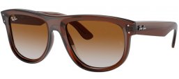 Gafas de Sol - Ray-Ban® - Ray-Ban® RBR0501S BOYFRIEND REVERSE - 6709CB  TRANSPARENT BROWN // BROWN GRADIENT