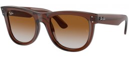 Gafas de Sol - Ray-Ban® - Ray-Ban® RBR0502S WAYFARER REVERSE - 6709CB  TRANSPARENT BROWN  // BROWN GRADIENT