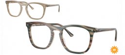 Monturas - Ray-Ban® - RX2210V - 8381  PHOTOCHROMATIC STRIPED GREY