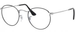 Monturas - Ray-Ban® - RX3447V - 2861  BLACK ON SILVER