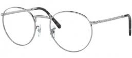 Lunettes de vue - Ray-Ban® - RX3637V NEW ROUND - 2501 SILVER