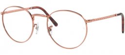Frames - Ray-Ban® - RX3637V NEW ROUND - 3094 ROSE GOLD