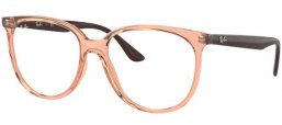 Frames - Ray-Ban® - RX4378V - 8172 TRANSPARENT BROWN