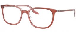 Monturas - Ray-Ban® - RX5406 - 8171 BROWN ON TRANSPARENT