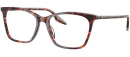 Lunettes de vue - Ray-Ban® - RX5422 - 8423  HAVANA RED