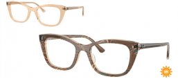 Monturas - Ray-Ban® - RX5433 - 8294  PHOTOCROMIC BROWN WITH WAVES