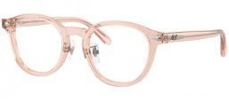 Monturas - Ray-Ban® - RX5443D - 8267 TRANSPARENT LIGHT BROWN