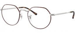 Monturas - Ray-Ban® - RX6465 JACK - 3194 MATTE HAVANA ON MATTE SILVER