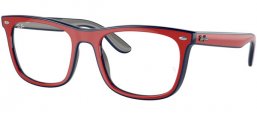 Monturas - Ray-Ban® - RX7209 - 8212 RED BLACK GREY