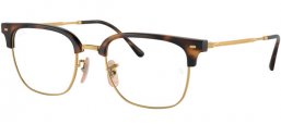 Monturas - Ray-Ban® - RX7216 NEW CLUBMASTER - 2012 HAVANA ON GOLD