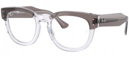 Lunettes de vue - Ray-Ban® - RX0298V MEGA HAWKEYE - 8111 GREY ON TRANSPARENT