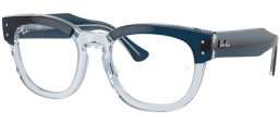 Monturas - Ray-Ban® - RX0298V MEGA HAWKEYE - 8324 BLUE ON TRANSPARENT BLUE