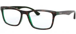 Monturas - Ray-Ban® - RX5279 - 5974 TOP BROWN OH HAVANA GREEN TRANSPARENT