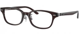 Lunettes de vue - Ray-Ban® - RX5427D - 8290  TRANSPARENT DARK BROWN