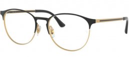 Lunettes de vue - Ray-Ban® - RX6375 - 3051 MATTE BLACK ON RUBBER GOLD