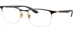 Frames - Ray-Ban® - RX6513 - 2890 BLACK ON GOLD