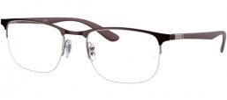 Monturas - Ray-Ban® - RX6513 - 3162 BROWN ON GUNMETAL