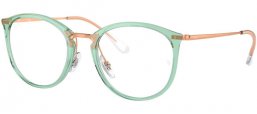 Monturas - Ray-Ban® - RX7140 - 8337  TRANSPARENT GREEN