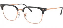 Lunettes de vue - Ray-Ban® - RX7216 NEW CLUBMASTER - 8322  DARK GREY ON ROSE GOLD