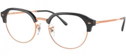 Lunettes de vue - Ray-Ban® - RX7229 - 8322 DARK GREY ON ROSE GOLD
