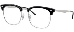 Frames - Ray-Ban® - RX7318D - 2000  BLACK ON SILVER