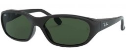 Sunglasses - Ray-Ban® - Ray-Ban® RB2016 DADDY-O - 601/31 BLACK // GREEN