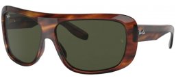 Gafas de Sol - Ray-Ban® - Ray-Ban® RB2196 BLAIR - 954/31 STRIPED HAVANA // GREEN