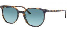 Sunglasses - Ray-Ban® - Ray-Ban® RB2197 ELLIOT - 13563M YELLOW & BLUE HAVANA // BLUE GRADIENT GREY