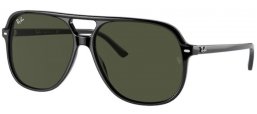 Sunglasses - Ray-Ban® - Ray-Ban® RB2198 BILL - 901/31 BLACK // GREEN