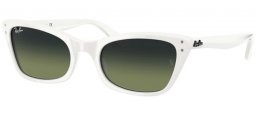 Gafas de Sol - Ray-Ban® - Ray-Ban® RB2299 LADY BURBANK - 975/BH WHITE // GREEN VINTAGE GRADIENT