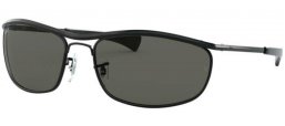 Sunglasses - Ray-Ban® - Ray-Ban® RB3119M OLYMPIAN I DELUXE - 002/58 BLACK // GREEN POLARIZED