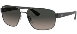 Sunglasses - Ray-Ban® - Ray-Ban® RB3663 - 004/71 SHINY GUNMETAL // GREY GRADIENT DARK GREY