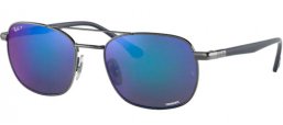 Gafas de Sol - Ray-Ban® - Ray-Ban® RB3670CH - 004/4L GUNMETAL // GREY MIRROR BLUE POLARIZED