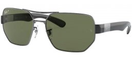 Gafas de Sol - Ray-Ban® - Ray-Ban® RB3672 - 004/9A GUNMETAL // GREEN POLARIZED