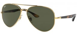 Sunglasses - Ray-Ban® - Ray-Ban® RB3675 - 001/31 ARISTA // GREEN