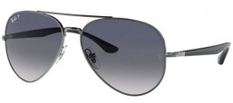 Sunglasses - Ray-Ban® - Ray-Ban® RB3675 - 004/78 GUNMETAL // BLUE GRADIENT POLARIZED