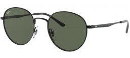 Sunglasses - Ray-Ban® - Ray-Ban® RB3681 - 002/71 BLACK // DARK GREEN