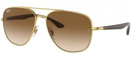 Gafas de Sol - Ray-Ban® - Ray-Ban® RB3683 - 001/51 ARISTA // CLEAR GRADIENT BROWN