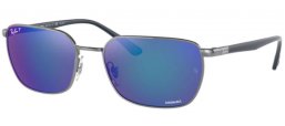 Gafas de Sol - Ray-Ban® - Ray-Ban® RB3684CH - 004/4L GUNMETAL // GREY MIRROR BLUE POLARIZED