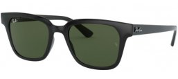 Sunglasses - Ray-Ban® - Ray-Ban® RB4323 - 601/31 BLACK // GREEN