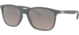 Lunettes de soleil - Ray-Ban® - Ray-Ban® RB4330CH CHROMANCE - 60175J SAND GREY // GREY GRADIENT MIRROR POLARIZED