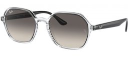 Lunettes de soleil - Ray-Ban® - Ray-Ban® RB4361 - 647711 TRANSPARENT // GREY GRADIENT