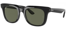 Gafas de Sol - Ray-Ban® - Ray-Ban® RB4368 - 65459A BLACK TRANSPARENT BLACK // DARK GREEN POLARIZED