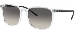 Gafas de Sol - Ray-Ban® - Ray-Ban® RB4387 - 647711 TRANSPARENT // GREY GRADIENT