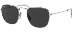 Sunglasses - Ray-Ban® - Ray-Ban® RB8157 FRANK - 920948 SILVER // BLACK POLARIZED