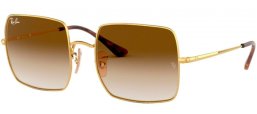 Gafas de Sol - Ray-Ban® - Ray-Ban® RB1971 SQUARE - 914751 GOLD // BROWN GRADIENT CLEAR