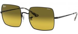 Sunglasses - Ray-Ban® - Ray-Ban® RB1971 SQUARE - 9152AB BLACK // PHOTOCROMIC YELLOW GRADIENT GREEN